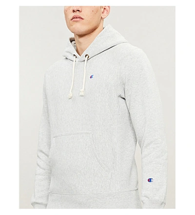 Shop Champion Logo-embroidered Cotton Hoody In Loxgm