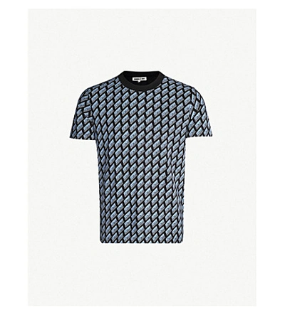 Shop Mcq By Alexander Mcqueen Logo-print Cotton T-shirt In 1000 - Darkest Black