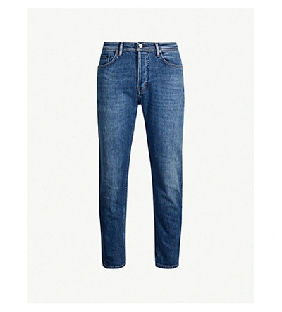 Shop Acne Studios River Slim-fit Skinny Jeans In Lt+blue