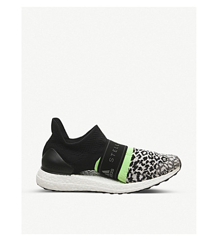 Adidas Originals Stella Mccartney Ultra Boost X Trainers In Black Toe Leopard Modesens