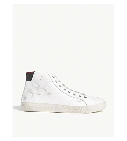 kooples high top trainers