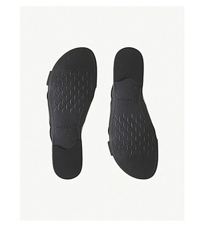 Shop Vagabond Tia Leather Sandals In Black