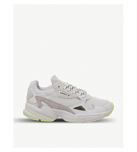 adidas falcon white hi res yellow