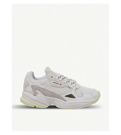 Adidas Originals Falcon Suede And Mesh Trainers In Hi Res Yellow Japan |  ModeSens