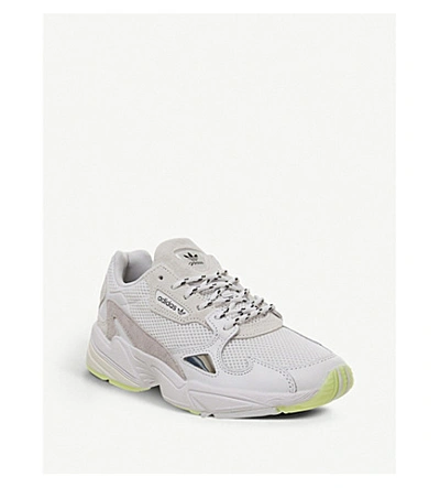 Adidas Originals Falcon Suede And Mesh Trainers In Hi Res Yellow Japan |  ModeSens