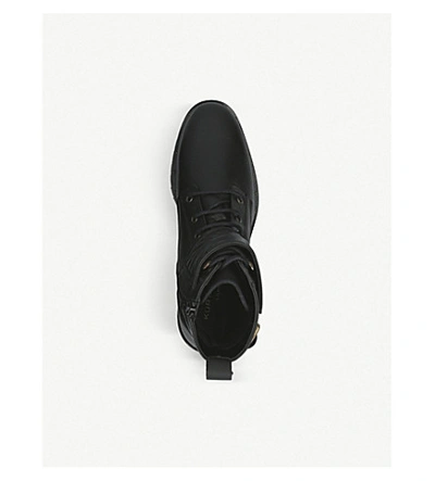 Shop Kurt Geiger London Leather Boots In Black