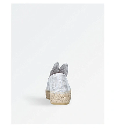 Shop Minna Parikka Conejo Printed Espadrilles In Grey