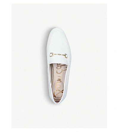Shop Sam Edelman Loraine Leather Loafers In White