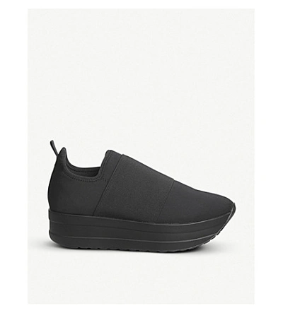 Vagabond Casey Sister Neoprene Trainers In Black Elastic | ModeSens