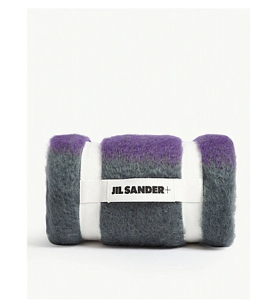 Shop Jil Sander Mohair And Wool-blend Blanket In Opn Mis967