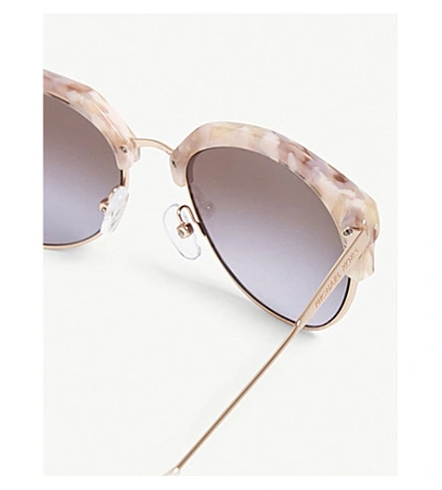 Shop Michael Kors Savannah Cat-eye Frame Sunglasses In Pink