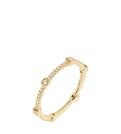 Shop Annoushka 18ct Yellow Gold And Diamond Eternity Ring