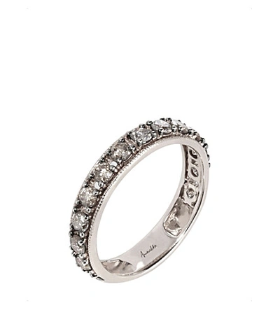 Shop Annoushka Dusty Diamonds 18ct White-gold And Diamond Eternity Ring