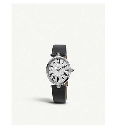 Shop Frederique Constant 200mpw2v6 Classics Art Deco Stainless Steel Watch