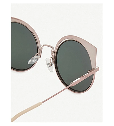 Shop Fendi Ff0177 Round Sunglasses In Pink