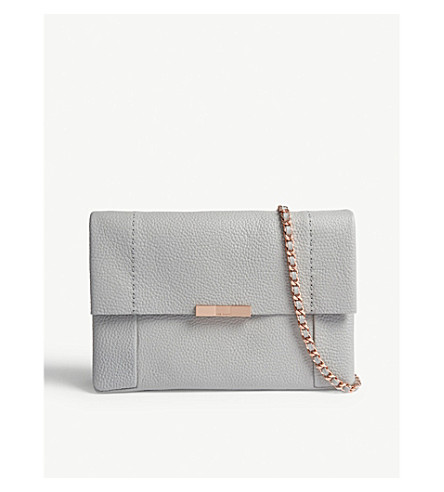 clarria leather cross body bag