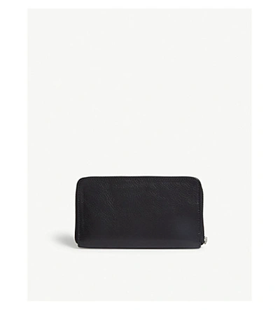 Shop Zadig & Voltaire Leather Iphone Case In Noir