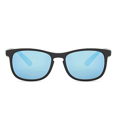 Ray Ban Rb4263 Chromance Square Sunglasses In Matte Black | ModeSens