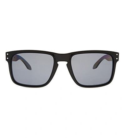 Shop Oakley Women's White Holbrook Polarized Square Sunglasses