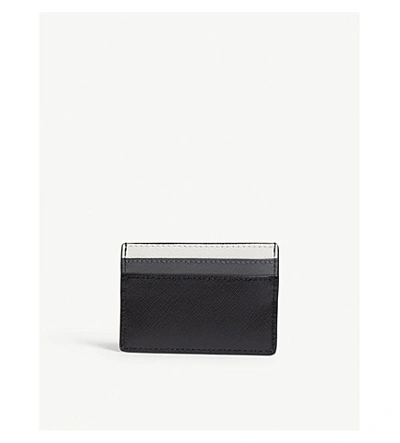 Shop Marc Jacobs Leather Cardholder In Black Multi