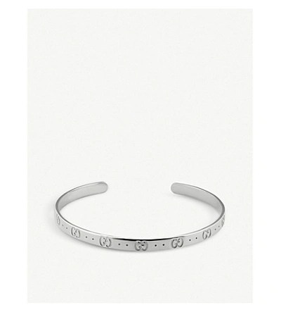 Shop Gucci Icon Sterling Silver Bracelet