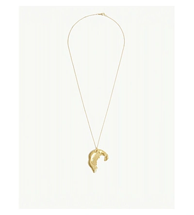 Shop Alighieri Odyssey 18ct Gold-plated Bronze Necklace