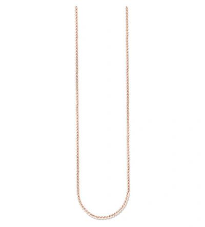 Shop Thomas Sabo Womens Silver Venezia 18 Carat Rose-gold Plated Sterling Silver Chain Necklace 50cm