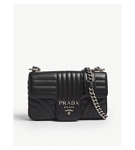 prada diagramme small crossbody bag