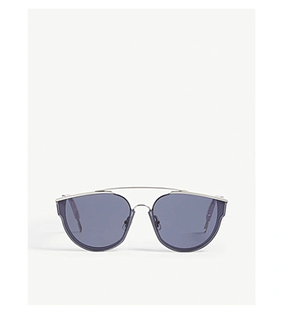 Shop Gentle Monster Loe.s Pilot-frame Sunglasses In Navy