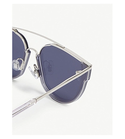 Shop Gentle Monster Loe.s Pilot-frame Sunglasses In Navy
