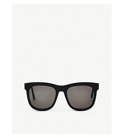 Shop Gentle Monster Pulp Fiction Acetate Sunglasses In Black Blue