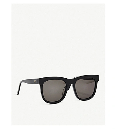 Shop Gentle Monster Pulp Fiction Acetate Sunglasses In Black Blue