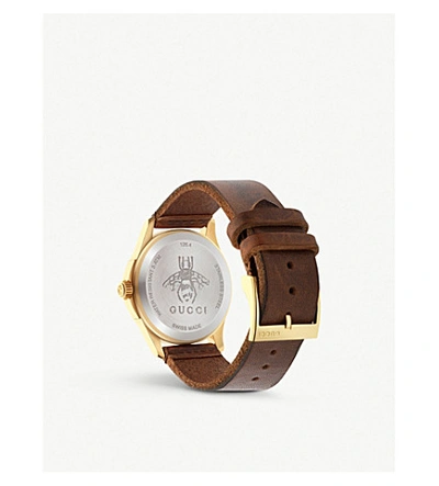 Shop Gucci Women's Mixed Ya126451 G Timeless Gold-plated Stainless Steel Watch