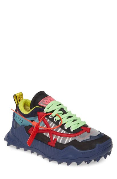 Shop Off-white Odsy-1000 Sneaker In Blue Red