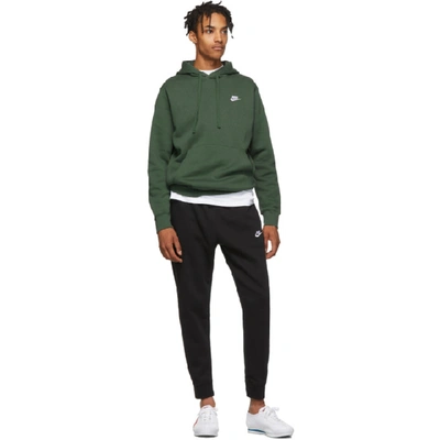 Shop Nike Green Fleece Sportswear Club Hoodie In 370galtjdwh