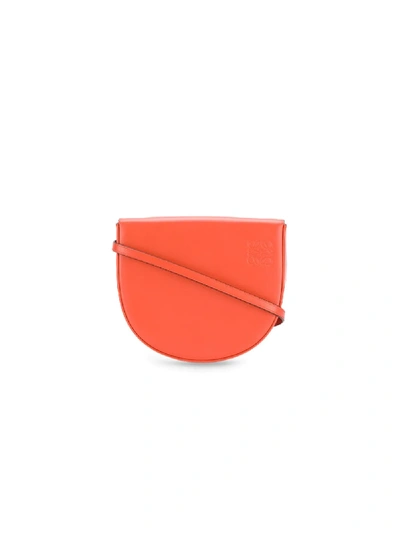 Shop Loewe Heel Belt Bag In Orange
