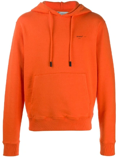 Shop Off-white Orange Cotton Sweatshirt