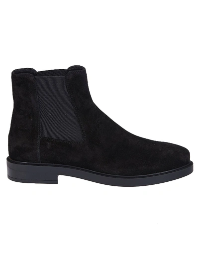 Shop Tod's Black Ankle Boots