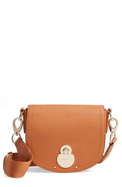 Longchamp Small Cavalcade Leather Crossbody Bag In Natural | ModeSens