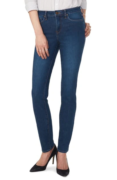 Shop Nydj Alina Stretch Skinny Jeans In Cooper