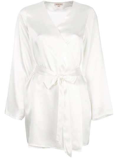 Shop Morgan Lane Langley Robe In White