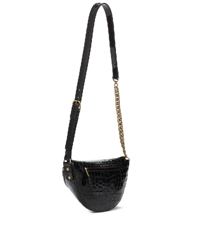 Shop Balenciaga Souvenirs Xxs Leather Belt Bag In Black