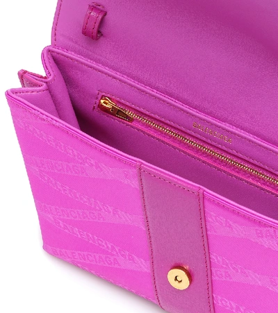 Shop Balenciaga Shift S Crossbody Bag In Pink