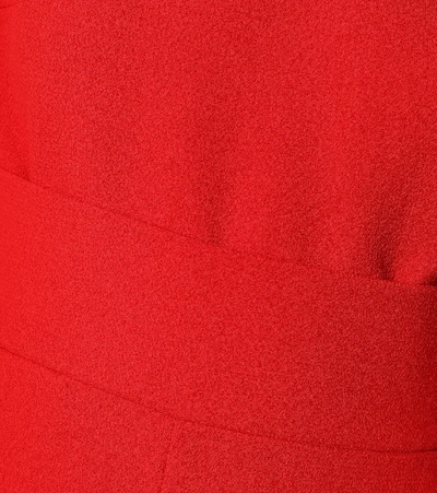 Shop David Koma Wool Jumpsuit In Red