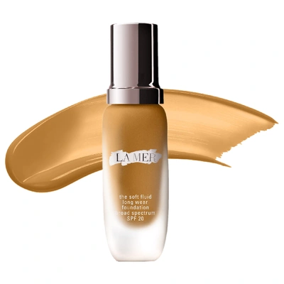 Shop La Mer The Soft Fluid Long Wear Foundation Spf 20 450 Sepia - Deep Skin With Warm Undertone 1 oz/ 30 ml