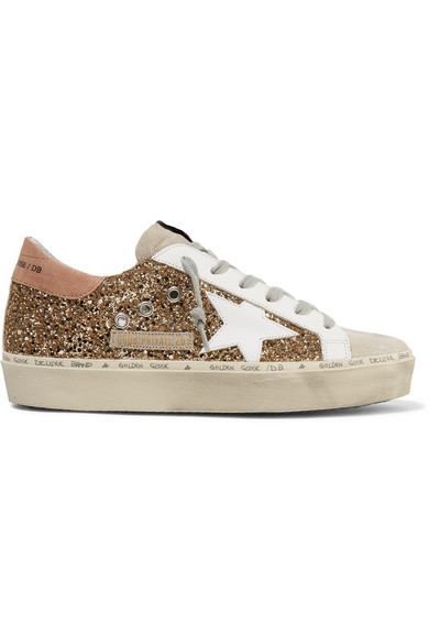 golden goose women's superstar glitter sneakers