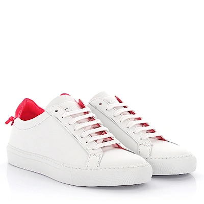Shop Givenchy Low-top Sneakers Calfskin Pink White