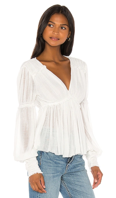 Shop Free People Day Dreaming Top In Ivory