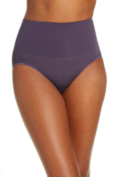 Shop Yummie Ultralight Seamless Shaping Briefs In Mysterious Purple