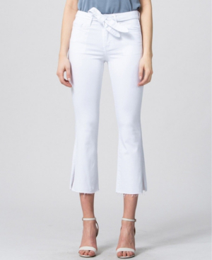 flying monkey white flare jeans